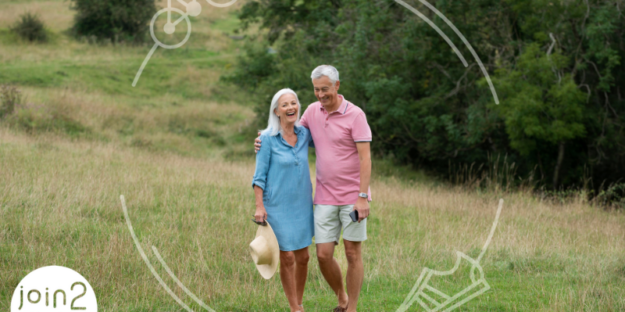 meneer en mevrouw zijn aan het bewegen, ze hebben artrose.